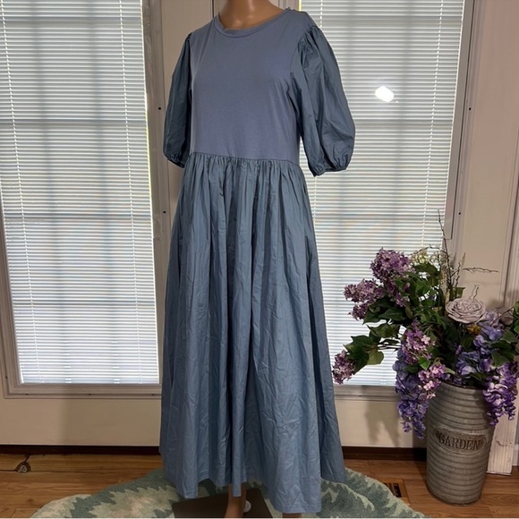 EN SAISON POPLIN MIDI DRESS - Picture 2 of 7